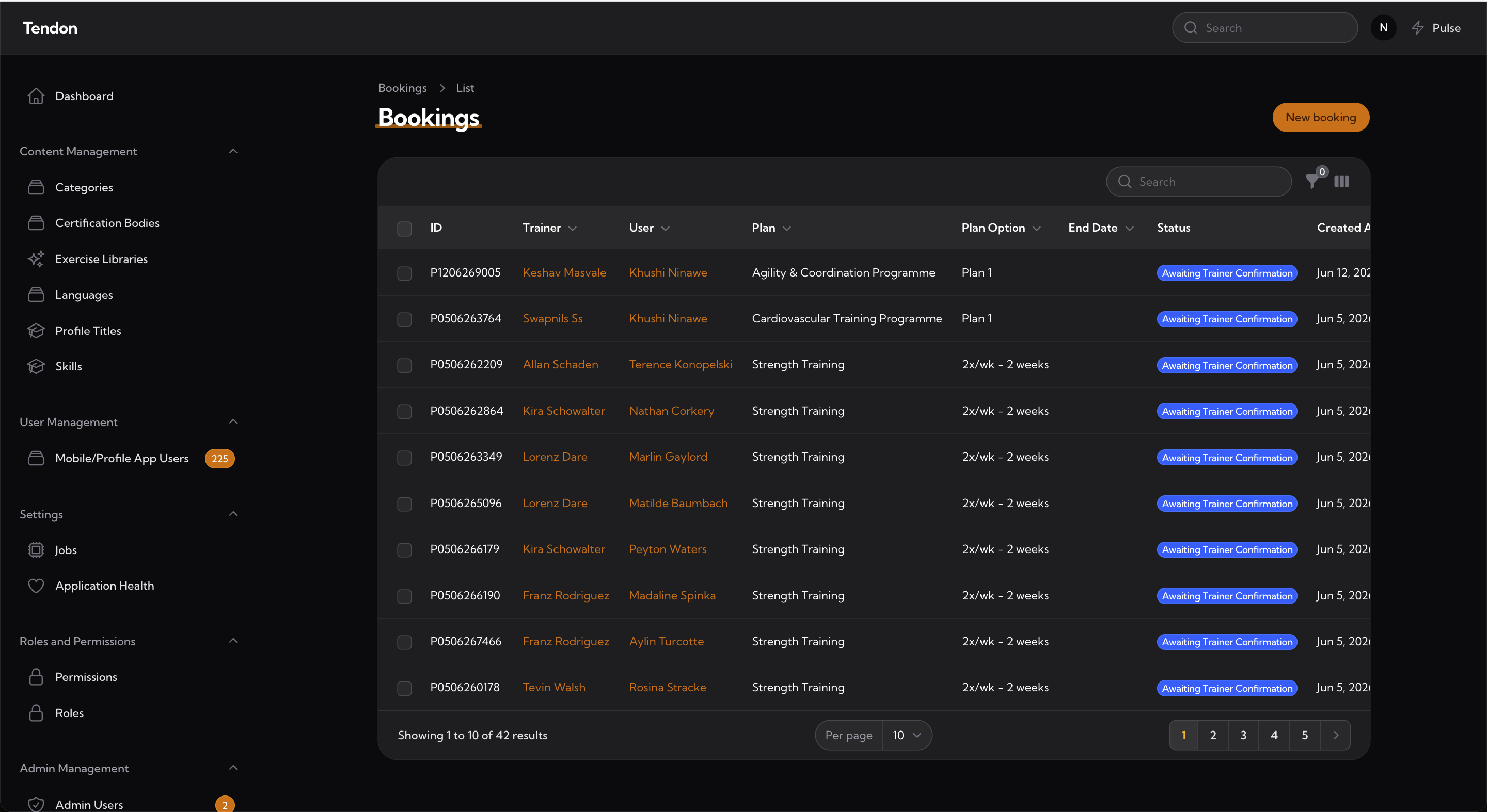 Tendon app screenshot 6